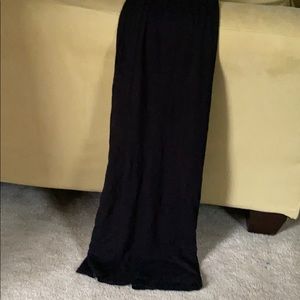 Black maxi skirt
